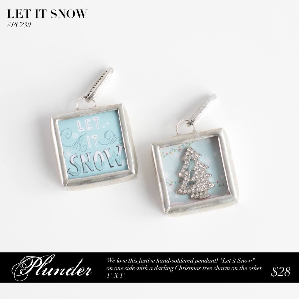 Plunder Let it Snow Pendant